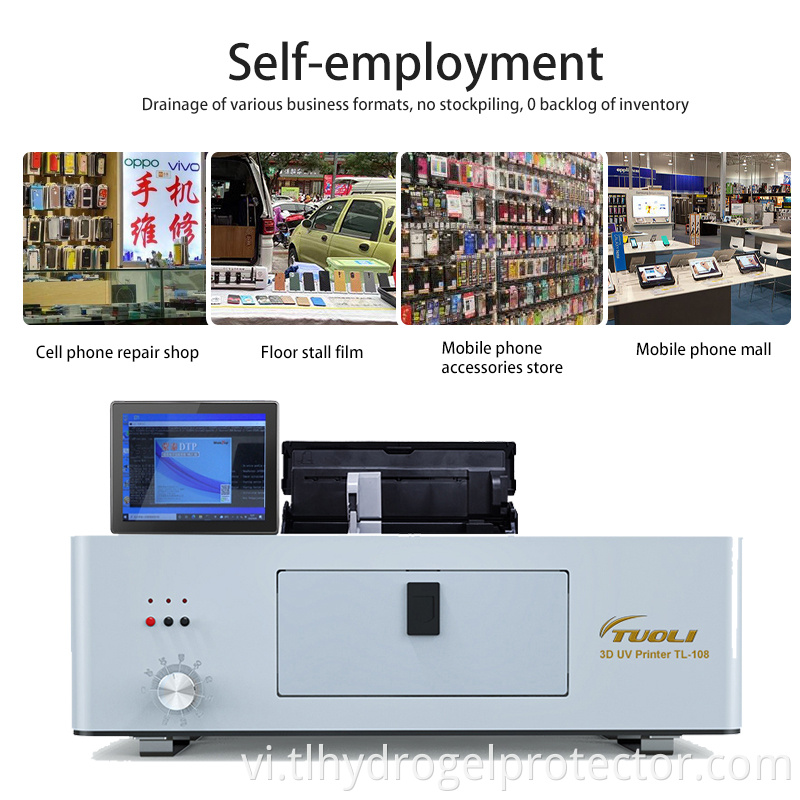 Máy in UV 3D 3d Uv Printer Machine